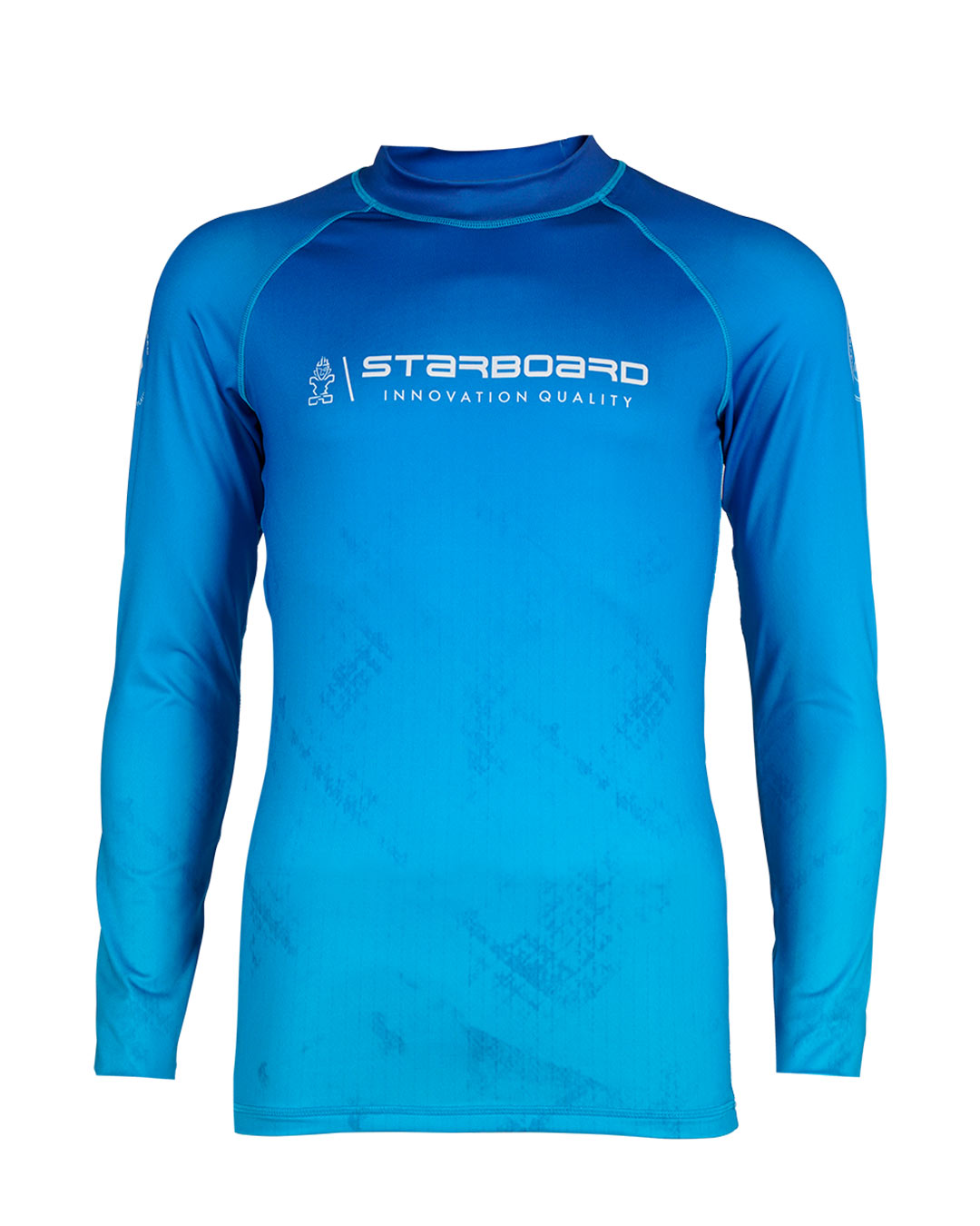 Blue 2024 Starboard Kids Team Long Sleeve Rash Guard