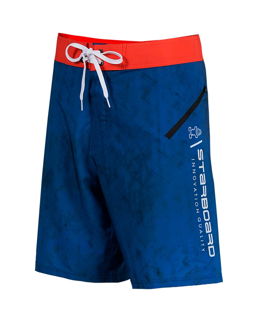 2024 Starboard Men’s Team Boardshorts in blue and red with white drawstring