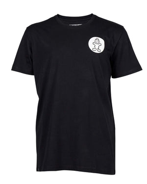 Black 2024 Starboard Men’s Deep Ocean Tee with white chest logo
