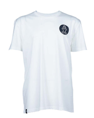 White 2024 Starboard Men’s Deep Ocean Tee with black skull design