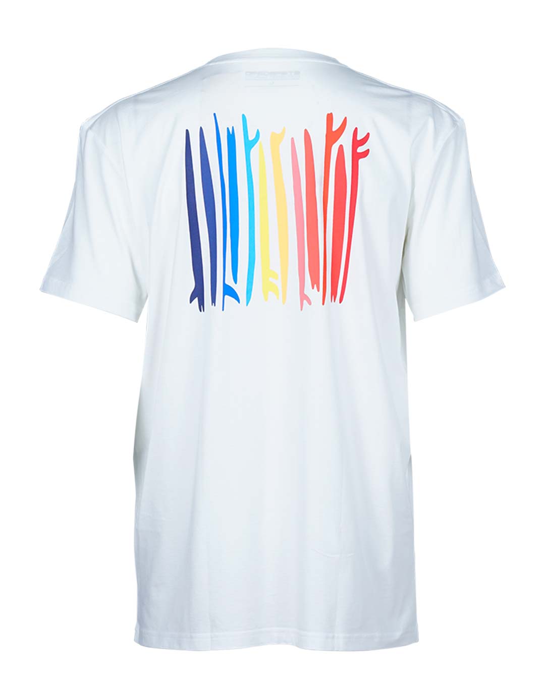 White 2024 Starboard Men’s Pick A Colour Tee with rainbow tree back design