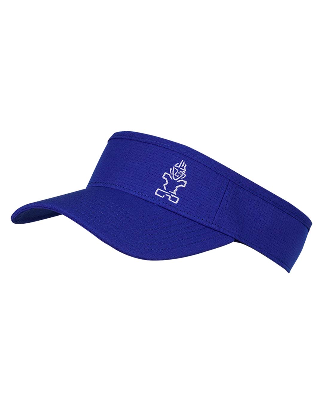 Royal blue Starboard Tiki Visor with white logo, polyester fabric