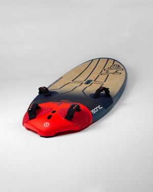 2024 iSonic Windsurf Board: Red and black with blue accents, Etec logo