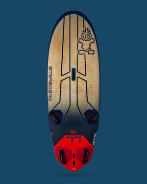 2019 Starboard 7’6’’ iSonic Windsurf Board with Bamboo Top and Red Bottom