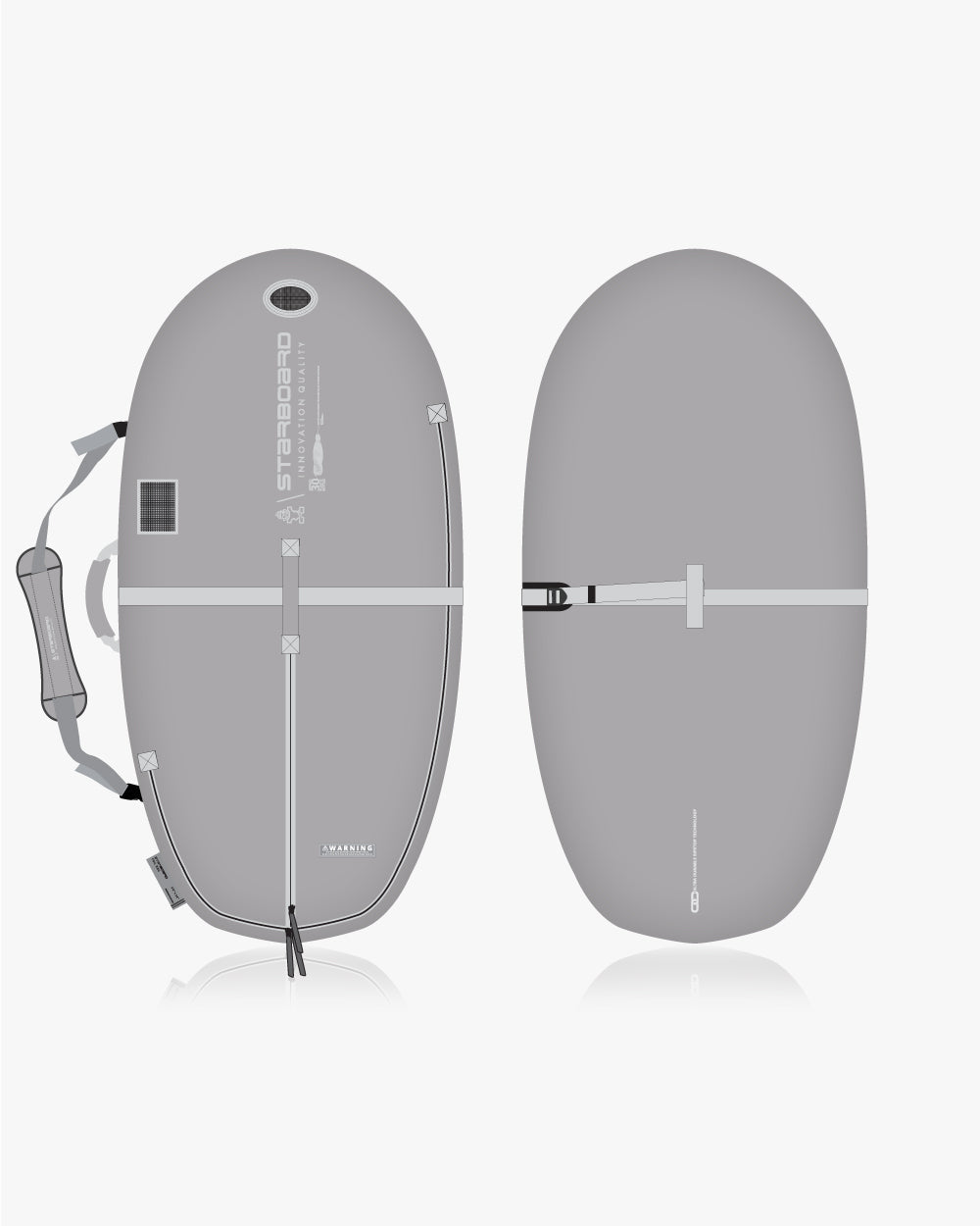 2019 Hyperlite Mantis Pro 5’6’’ Waste2Wear Foilboard Bag for Inflatable Paddleboard