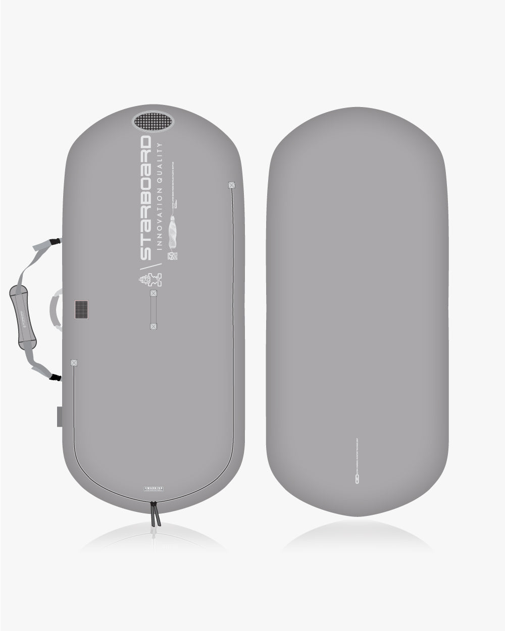 Grey portable speaker with mic in Windfoil Travel Bag - Millennium