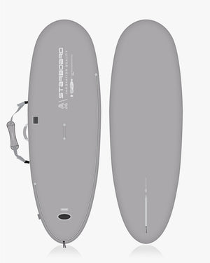 Straddle Windsurf Board Bag with Grey Inflatable Paddleboard