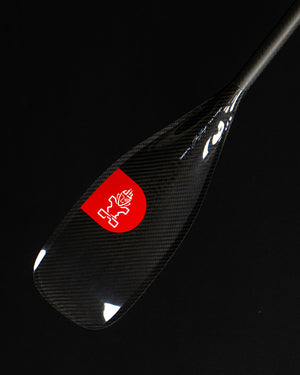 Velocity Paddle Prepreg Carbon fiber paddle with red logo