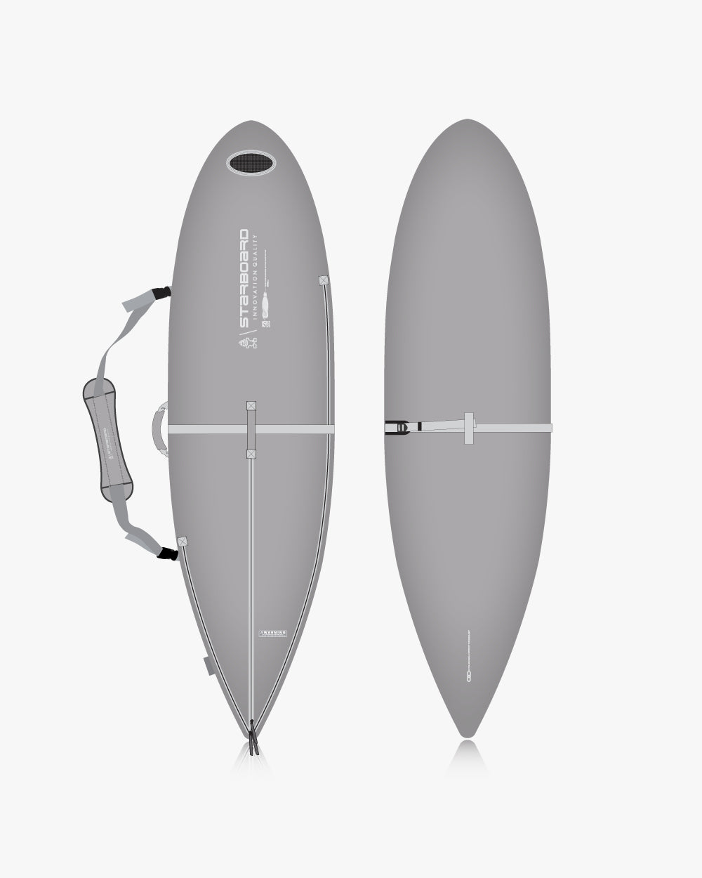 2019 Starboard 8’6’’ Soft Top SUP in Ace Foil Bag with Leash and Fin