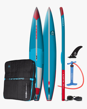 2019 Star iSUP inflatable paddle board with blue red accents