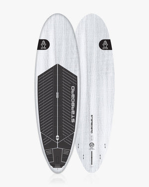 White and black wood grain Starboard surfboard for Whopper Paddleboard