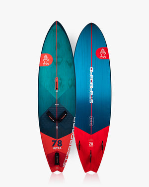 2019 O’Neill Ultra 5.8 Windsurf Board in Teal/Red with Skull Design