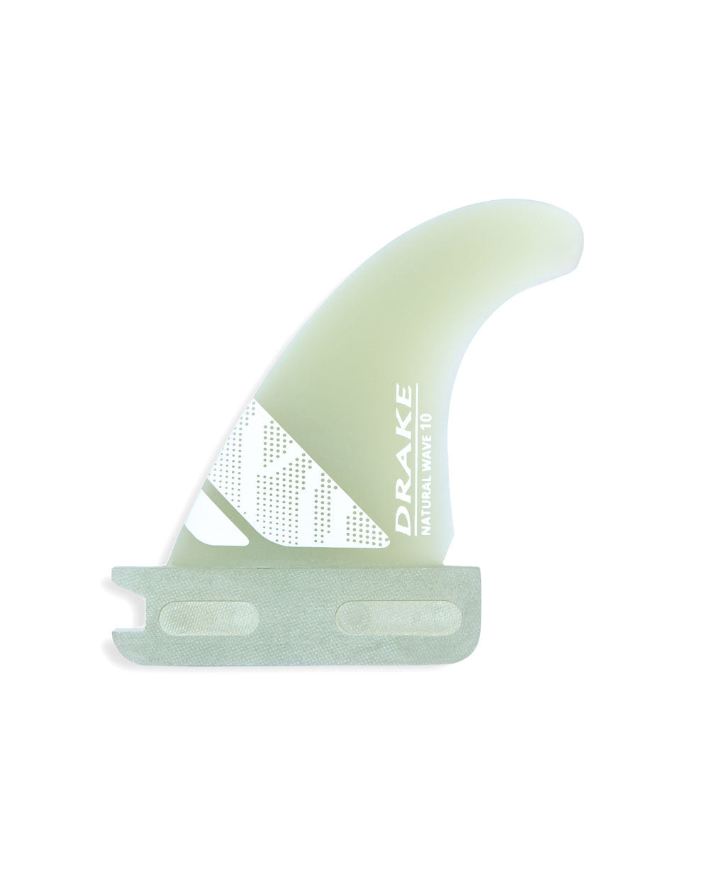 White Drake fin set with black gray design for Natural Wave Windsurf G10