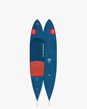 Ace Foil Lightning Foilboard with 2019 Hobie MirageDrive 8.6 blue-red SUP
