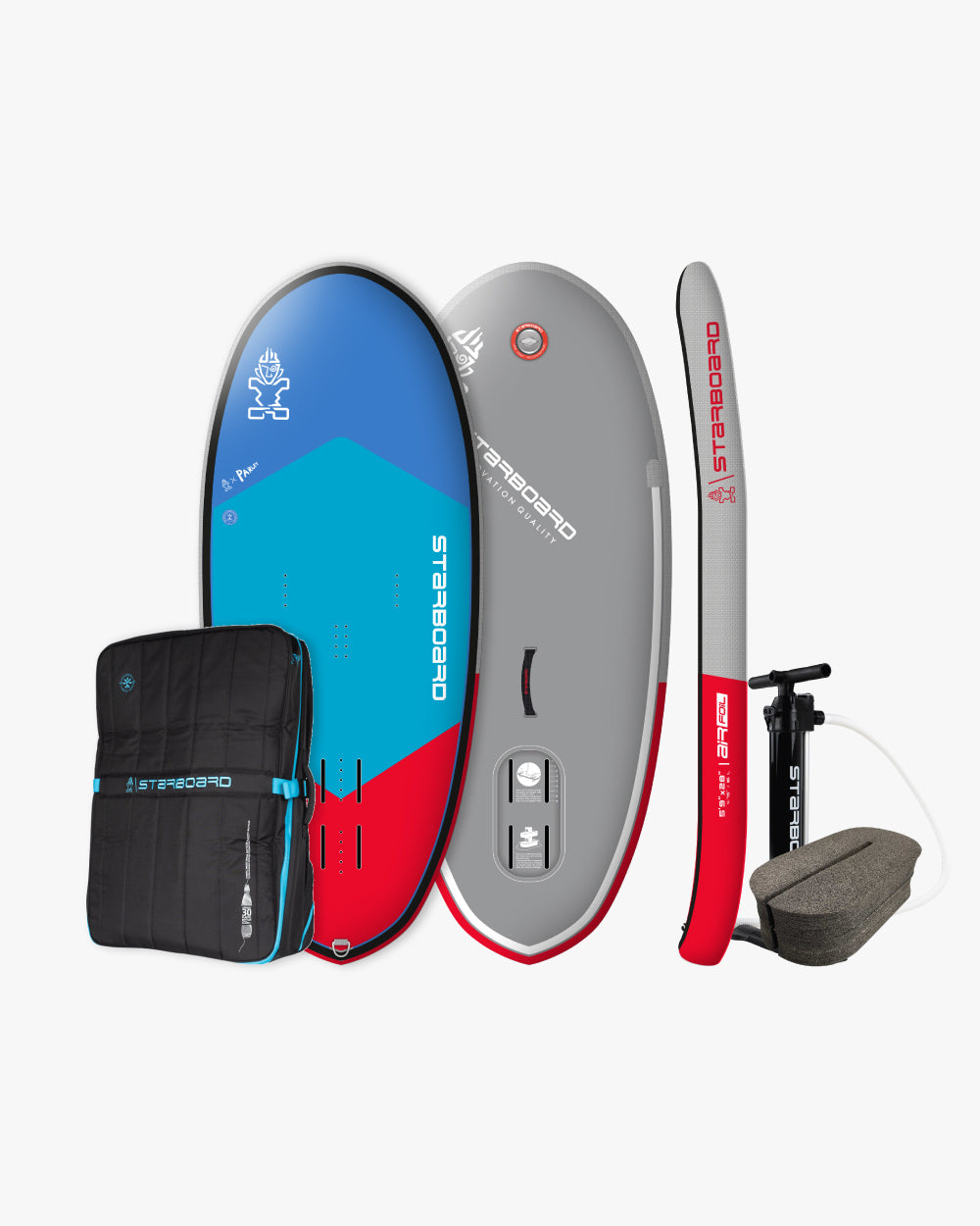 Vibrant 2019 O’Brien 8’6’’ Airhead Pro inflatable foil board with pump, bag, air foil design