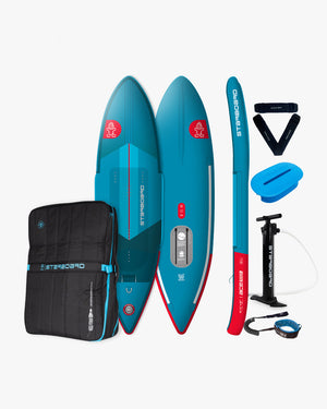 2019 Ocean & Earth Machete 8.6 SUP Board Set in Blue/Red