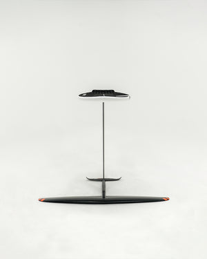 Sleek black and orange Pump Foilboard with modern pump board design