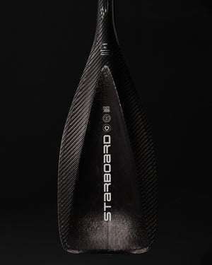 Lima Prepreg Carbon Paddle with Staboaro branding and black accents