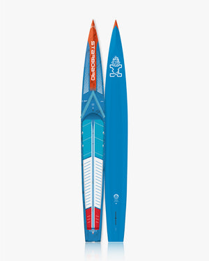 2019 Slingshot Stealth 5.8 water ski in blue orange for junior paddle board