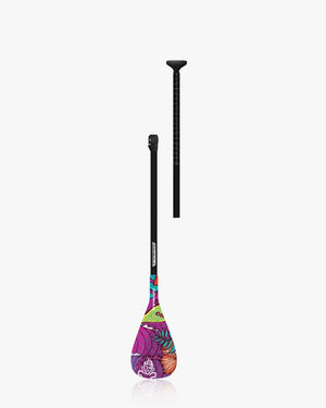 2024 Enduro Tiki Tech Sun Paddle with tropical leaf design