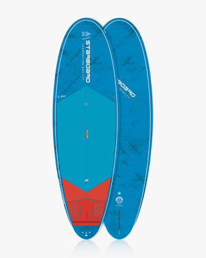 2024 Whopper Paddle Board with starboard blue and red sleek design