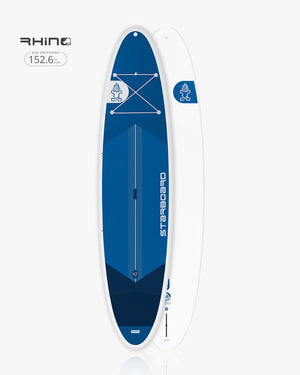 2025 GO Paddleboard: Rhino inflatable paddleboard, blue and white, 152.6 cm
