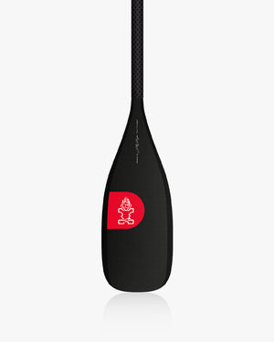 Velocity Paddle Prepreg Carbon fiber SUP paddle with red logo and black handle