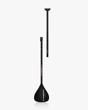 O’Brien black and red adjustable prepreg carbon foil blade paddle