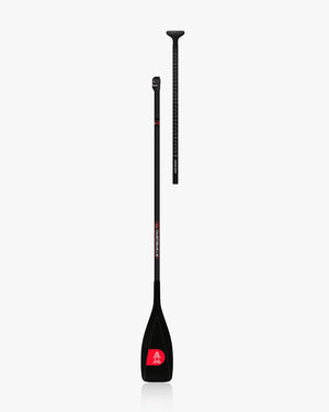 Black and red Lima Prepreg Carbon Paddle with ergonomic grip