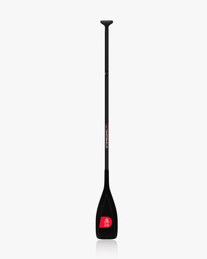 Black Lima Prepreg Carbon Paddle with red accents