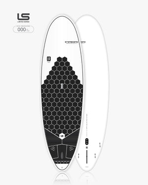 2025 Whopper white and black paddleboard with honeycomb EPS foam deck