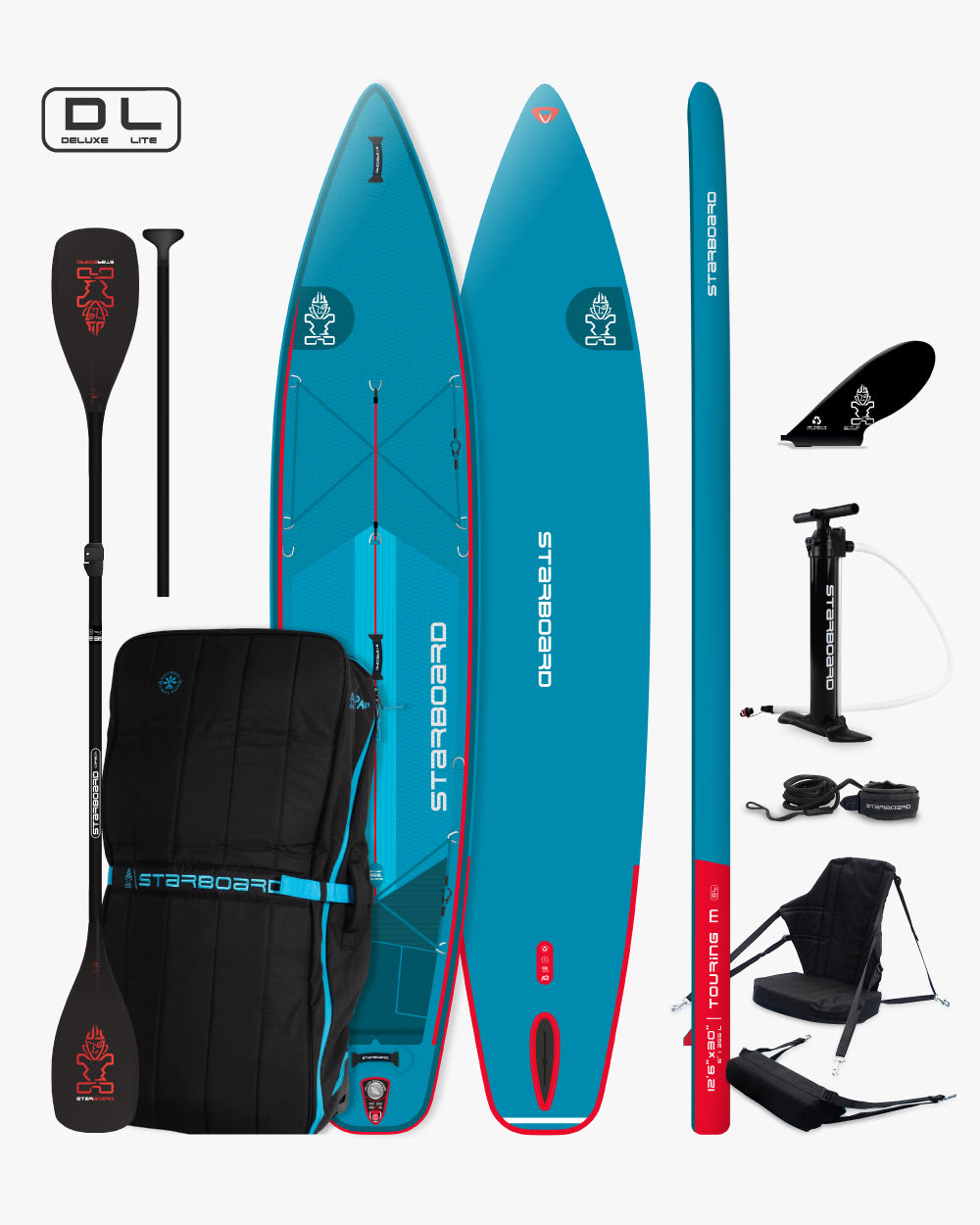 Touring Inflatable Board with Kayak Set