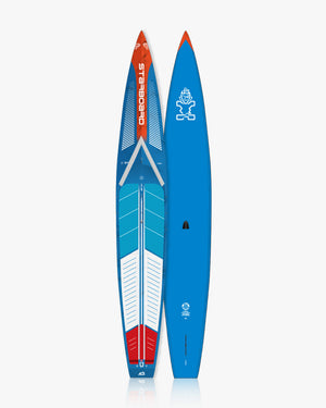 2019 Starboard 43’ Carbon Fiber SUP Board with Teal and Red Accents