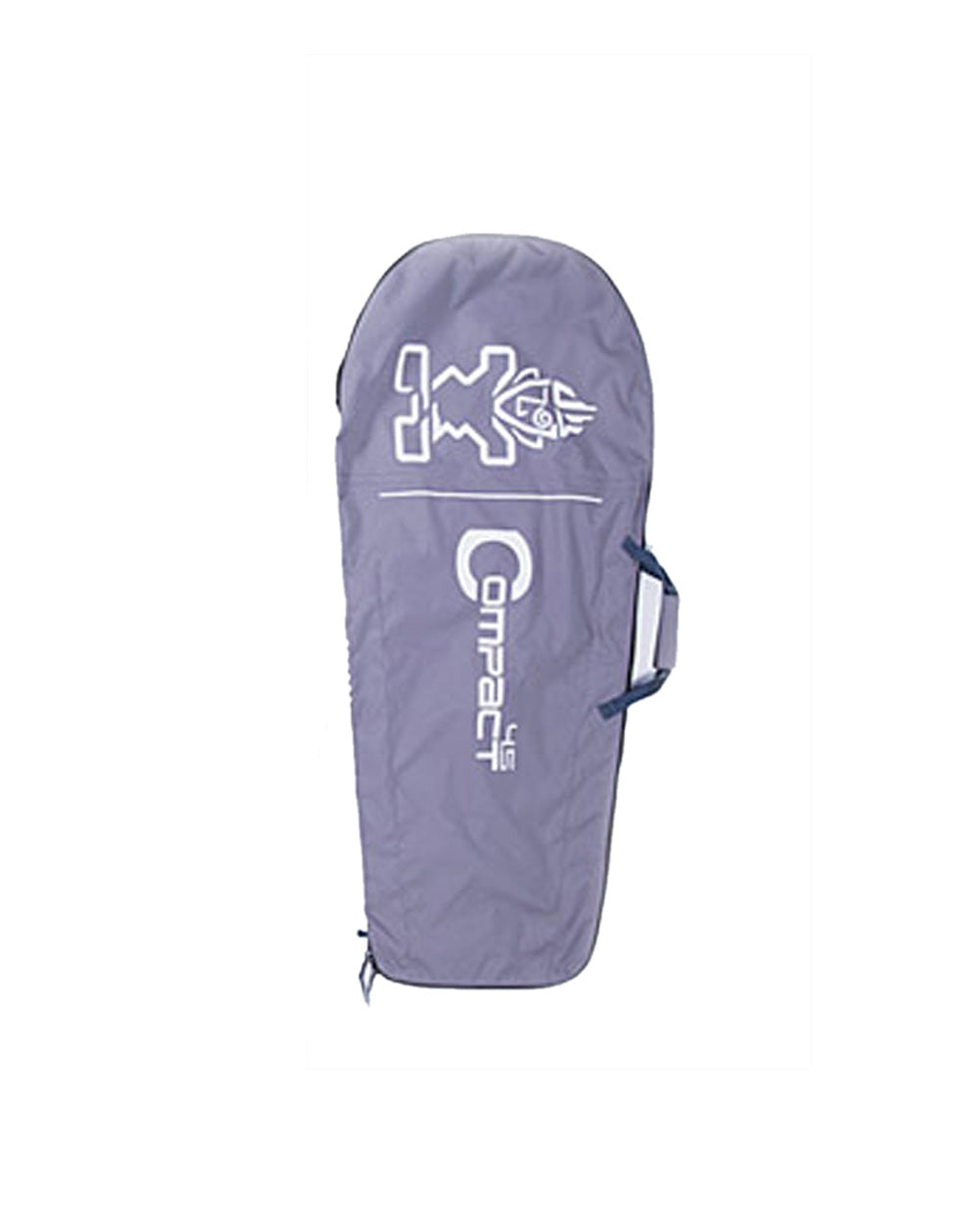 Compact Purple SUP Windsurfing Sail Bag with White Logo and Handle