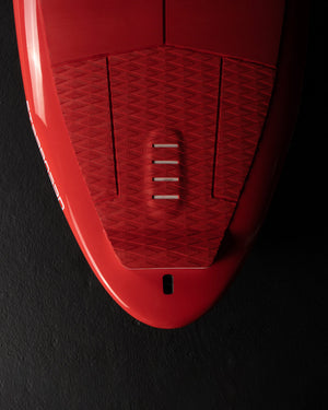 Red Logitech mouse with textured grip in 2025 Spice Paddleboard