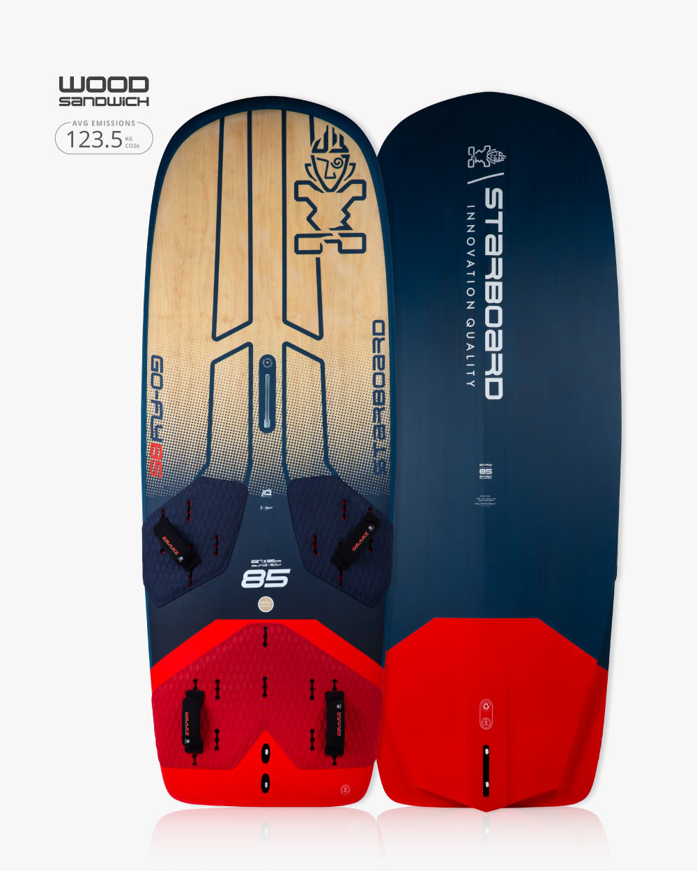 2019 Starboard Woodtouch 85 Snowboard in 2025 GO-Fly Windfoil Board