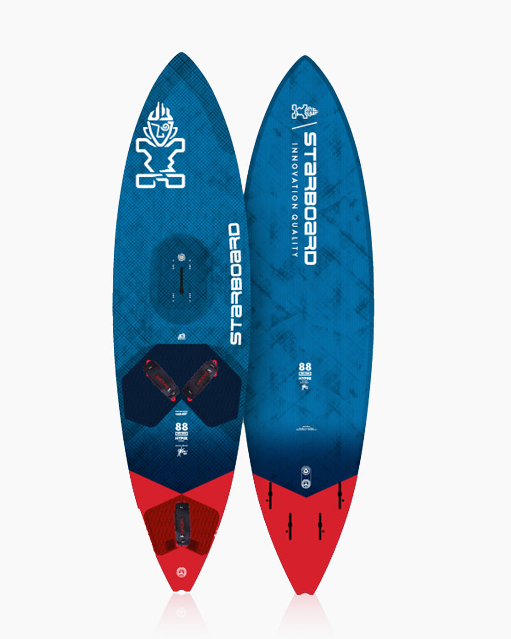 Starboard 2014 kiteboard with blue-red gradient and white graphics