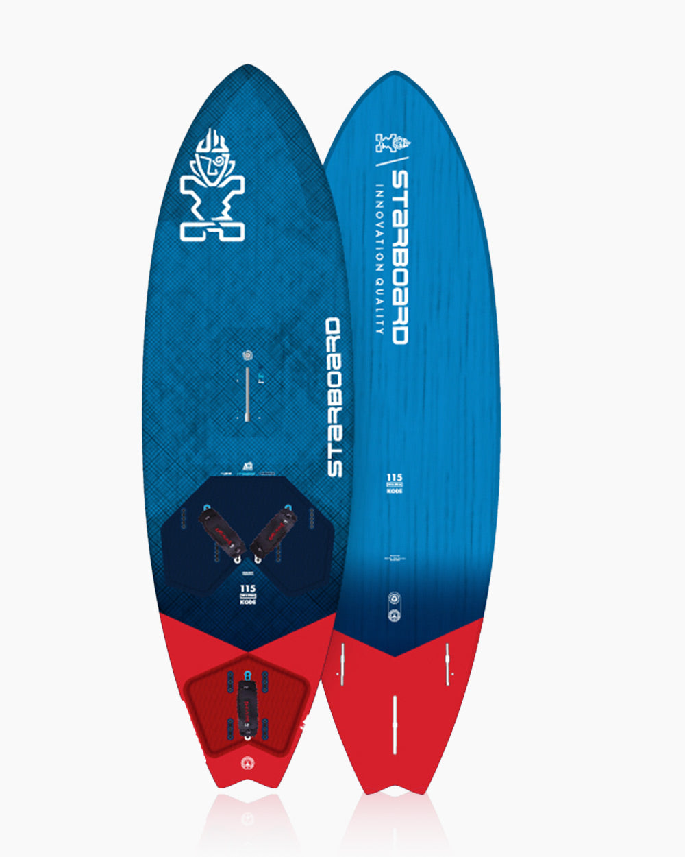 2019 Starboard 5’8’’ Wakesurf Board in Blue Red Gradient Carbon Fiber