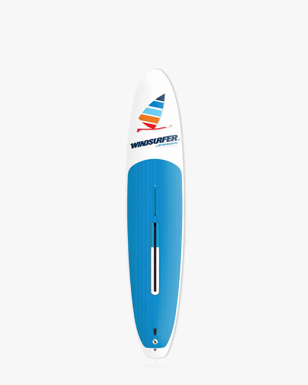 Windsurfer LT Windsurf Board with blue and white sail graphic