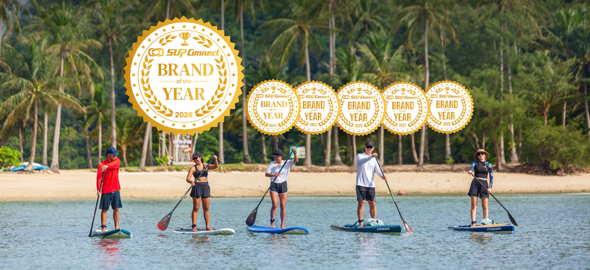 Starboard named Brand of the Year for the sixth time by SUPConnect Magazine