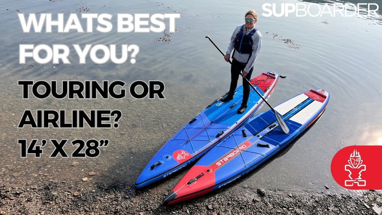 Starboard All Star Airline vs Touring 14’0” x 28”: Which Inflatable SUP Should You Choose? SUPBoarder Comparison