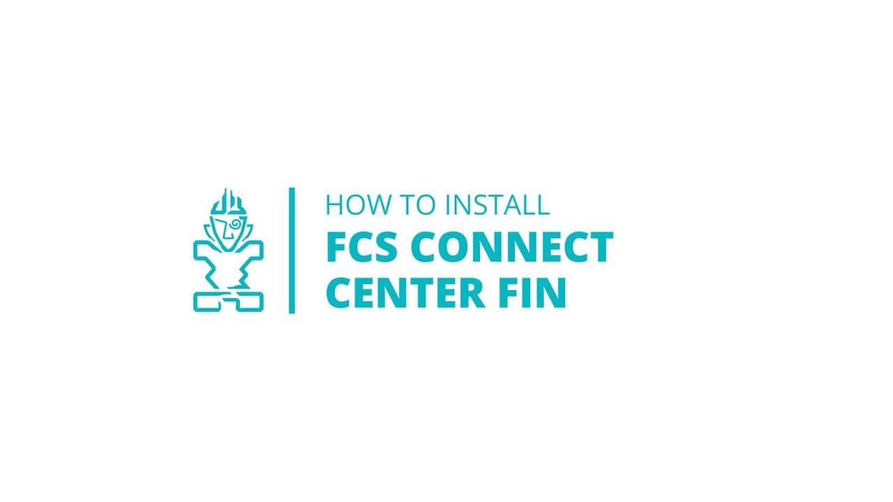 Blue cactus logo with white text for FCS Connect Center Fin guide