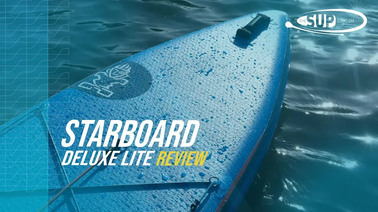 Blue Starboard 12 ft 6 Touring Deluxe Lite SUP with speckled design