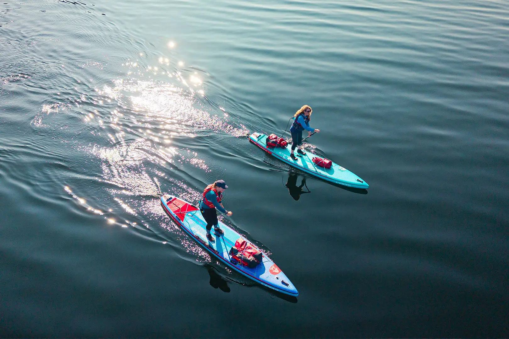 2019 Naish Hover 8’6’’ Blue Red SUP in Adventure Inflatable Paddleboards