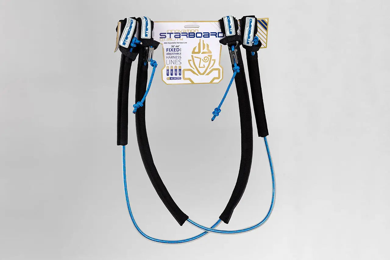 Starboard blue and black leash in Windsurf Harness & Lines