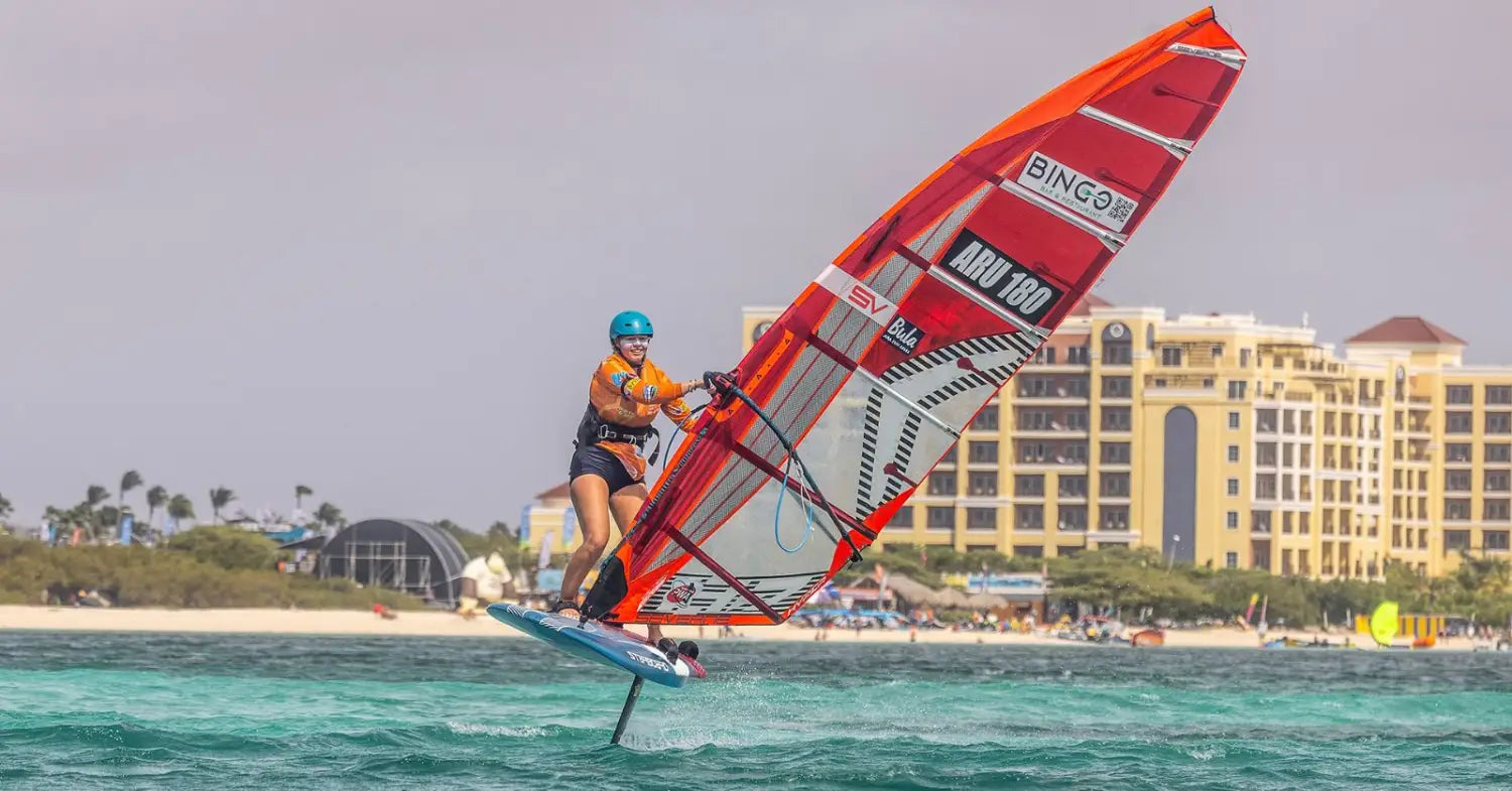 Starboard Junior riders on top of the PWA Youth Slalom World Cup on Aruba