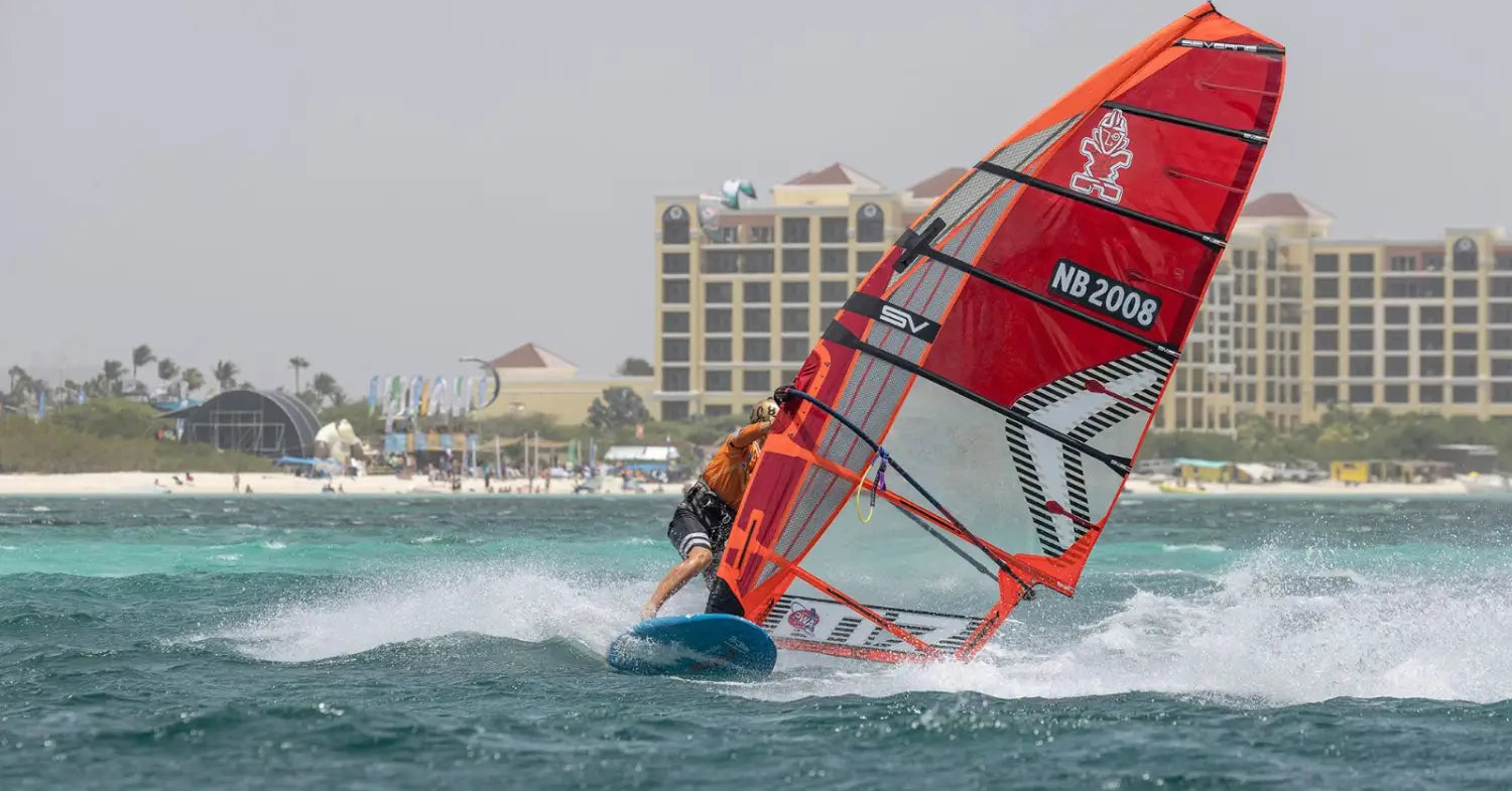 Starboard Junior riders on top of the PWA Youth Slalom World Cup on Aruba