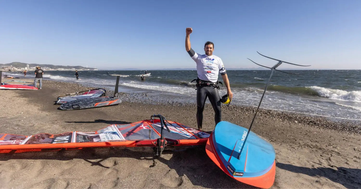 2025 Foil Slalom World Champion Matteo Iachino