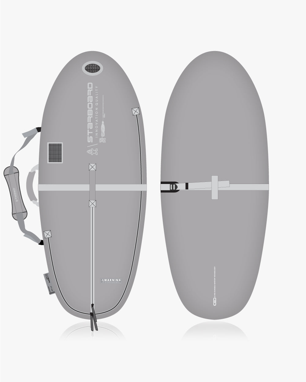2019 Ocean & Earth 7’6’’ softboard in Foilboard Bag - Take