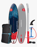 IGO Inflatable Paddleboard: 2019 Starboard 8’6’’ SUP in Red, Blue, Gray